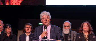 Le Président Régis Banquet prend la parole