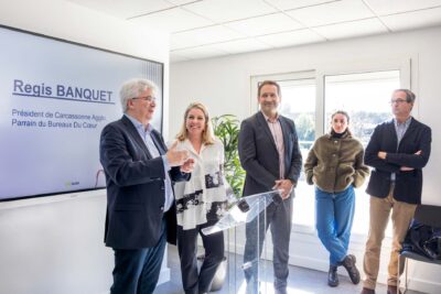 Le Président Régis Banquet fait son discours - Agrandir l'image 3 sur 4, fenêtre modale