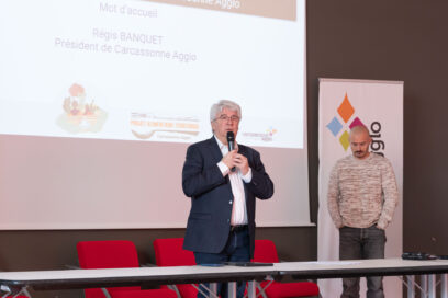 Le Président Régis Banquet parle de diversification et du rôle de l'agglo - Agrandir l'image, fenêtre modale