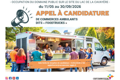 affiche descriptive appel à candidature foodtruck2026 - Agrandir l'image, fenêtre modale