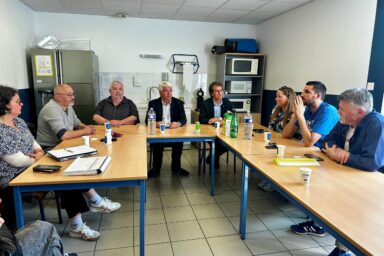 rencontre du président avec les salariés d'Uccoar
