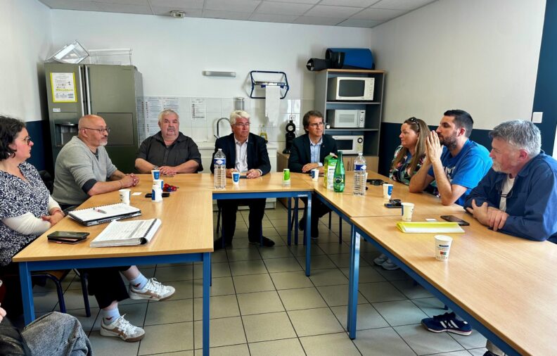 rencontre du président avec les salariés d'Uccoar
